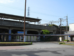 おごと温泉駅 お出迎え場所